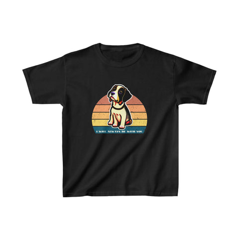 Retro sunset dog